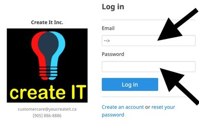 LOG IN CREATE ACCOUNT visual data 3